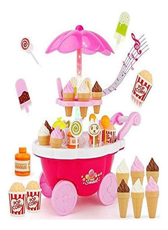 HEER Ice Cream Parlour Set for Your Child with Lights and Music Toy (HCCD Enterprise (Pink) - Image 2